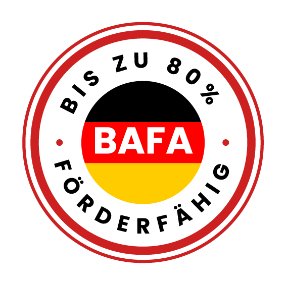 Unsere Leistungen sind bis zu 80% durch die BAFA förderfähig Unsere Leistungen sind bis zu 80% durch die BAFA förderfähig